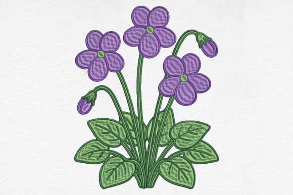 Purple African Embroidery Review