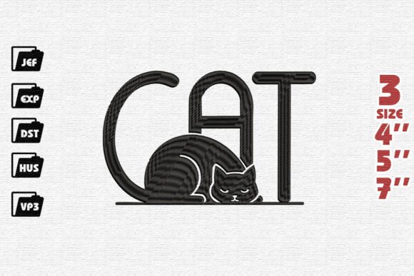 Sleeping Cat Embroidery Review
