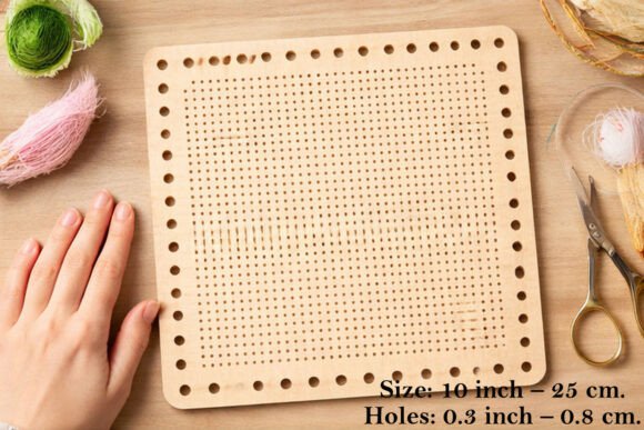 Square Basket Base for Embroidery Digita